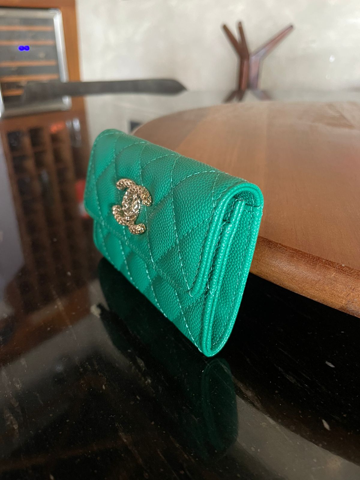 cartera verde